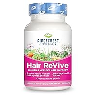 Ridgecrest Herbals Hair ReVive, Hair Growth Support, 120 Capsules