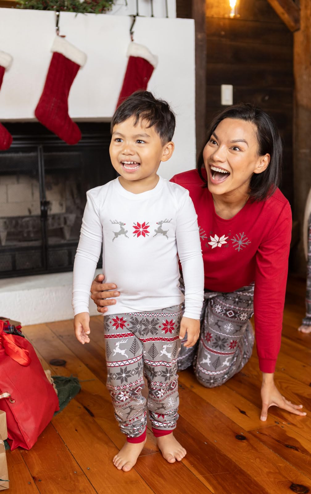 PajamaGram Christmas Pajamas For Family - Family Pajamas, Nordic Print