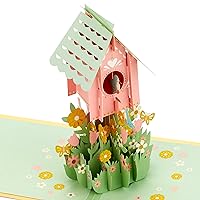 Hallmark Signature Paper Wonder Pop Up Mothers Day Card or Birthday Card for Mom (Birdhouse)
