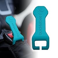Bucklebee Easy Car Seat Buckle Release Aid for Children Unbuckle Car Seat Release Tool - Car Seat Button Pusher - Car Seat Opener for Nails - Car Seat Buckle Release Tool Buddy Me (1 Pack Teal)