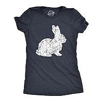 Womens Easter Bunny T Shirts Funny Easter Shirts for Women Cute Bunny Tees