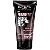Lor Adv Hair Styl Blw Dry Size 5.1z L'Oreal Advanced Hair Style Blow Dry It Thermal Smoother Cream 5.1z
