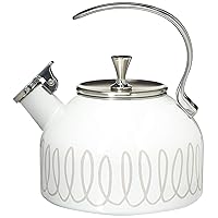 886301 Charlotte Street Gray Metal Kettle, Grey, 2.5 qt (2.4 L)