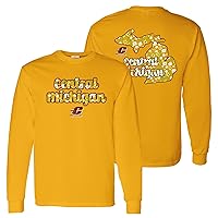 NCAA Flower Pattern State, Team Color Long Sleeve, College, University