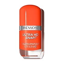REVLON Ultra HD Snap Nail Polish, Glossy Nail Color, 100% Vegan Formula, No Base and Top Coat Needed, 007 Hot Stuff, 0.27 Fl Oz