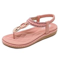 Bohemian Glitter Summer Flat Sandals Prime Thongs Flip Flop Shoes