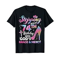 Stepping Into My 74th Birthday gift Women 74 years old Pumps T-Shirt