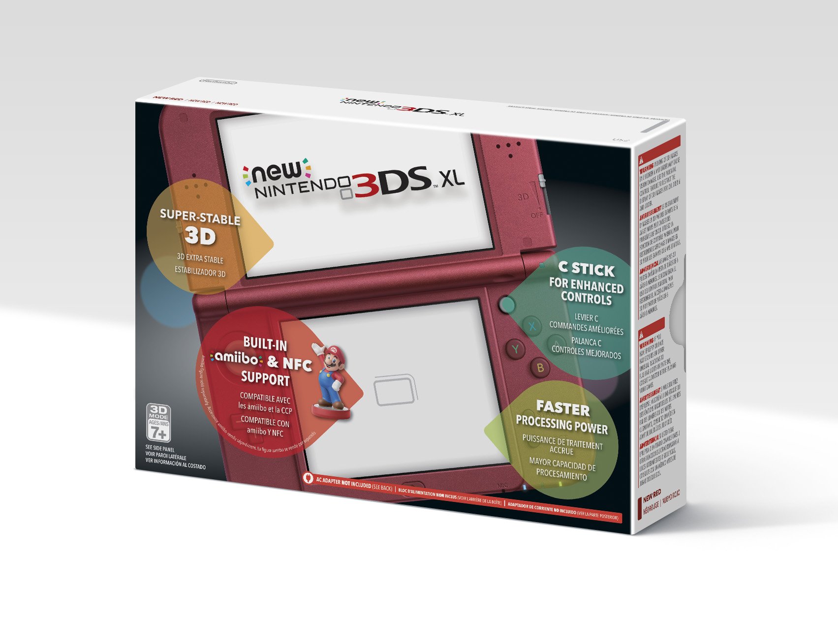 Nintendo New 3DS Xl - Red [Discontinued]