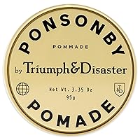 Ponsonby Pomade | Medium Hold Styling Wax for Fine to Thick Hair - High Shine, Non-Greasy Finish for Men, 95g
