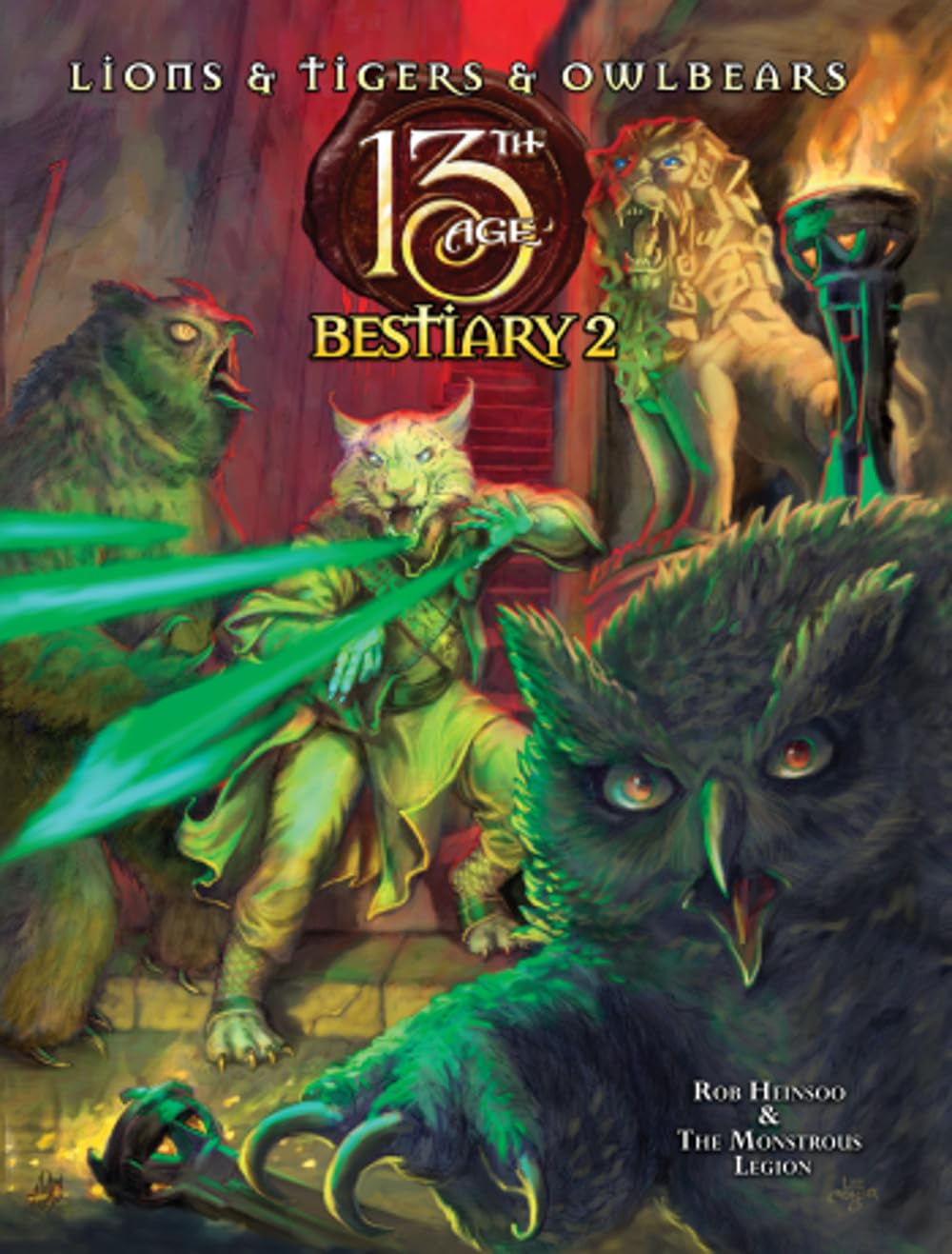 Pelgrane Press Lions & Tigers & Owlbears: The 13th Age Bestiary 2