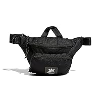 adidas Originals Sport Hip Pack/Small Travel Bag, Black/Granite Grey, One Size