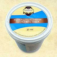 Organic IVORY Shea Butter FILTERED & CREAMY 32 Oz - Pack of 4
