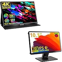 ROADOM 4K Portable Monitor & 10.1'' Touchscreen