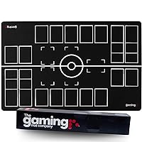 The Gaming Mat Company 2 Player Compatible Pokemon Playmat for Pokemon Cards- 28