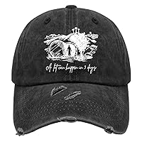 A Lot Can Happen in 3 Days Easter is for Jesus Hats for Womens Washed Distressed Baseball Cap Funny Washed Workout Hat Breathable
