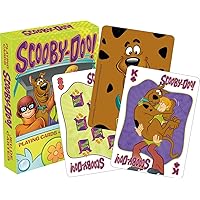 AQUARIUS Scooby Doo Playing Cards - Scooby Doo Themed Deck of Cards for Your Favorite Card Games - Officially Licensed Scooby Doo Merchandise & Collectible Gift
