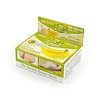 Foot cracking cream Cracked heel massage cream, Banana formula, 30 g. 1pcs.For smooth, soft and moist heel skin Foot spa Deodorize feet as well (A natural product with a relaxing scent)