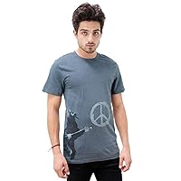 Mens Peace Rat Graphic T-Shirt