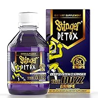Buzz 5X Extra Strength Drink – Grape Flavor –Liquid, 8 FL OZ