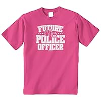 Threadrock Big Boys' Future Police Officer Youth T-Shirt