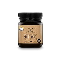 EGMONT HONEY Manuka Honey MGO 829+ 8.8oz UMF 20+ – NON-GMO, Kosher, Recycled plastic jar, Traceable 100% Pure Authentic New Zealand Honey (250g)