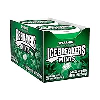 ICE BREAKERS Spearmint Sugar Free Breath Mints Tins, 1.5 oz (8 Count)
