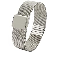 RAYESS Milanese Loop female Simple watchband 12 13 14 15 16 17 18 19 20 22mm metal weave fashion trend bracelet For DW AR watchband
