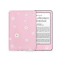 Compatible with Amazon Kindle Skin, Decal for Kindle All Models Wrap Baby Pink Daisy Cute Flower Soft Pink Pastel Color (Kindle Gen 11)