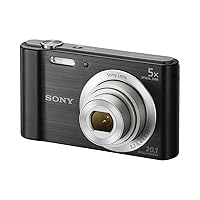 Sony Cyber-Shot DSC-W800/B 20.1MP Super HAD CCD Digital Camera | Black
