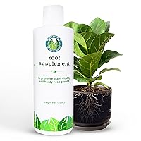 Root Supplement, Liquid Root Stimulator - for Fiddle Leaf Fig & Indoor Plants - Propagation Promoter, Root Rot Treatment - Food for Healthy Roots, Stems, & Leaves - 8 Oz
