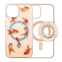 Sonix Case + Magnetic Ring (Gold) for MagSafe iPhone 15, 14, 13 | Goldfish Goldie