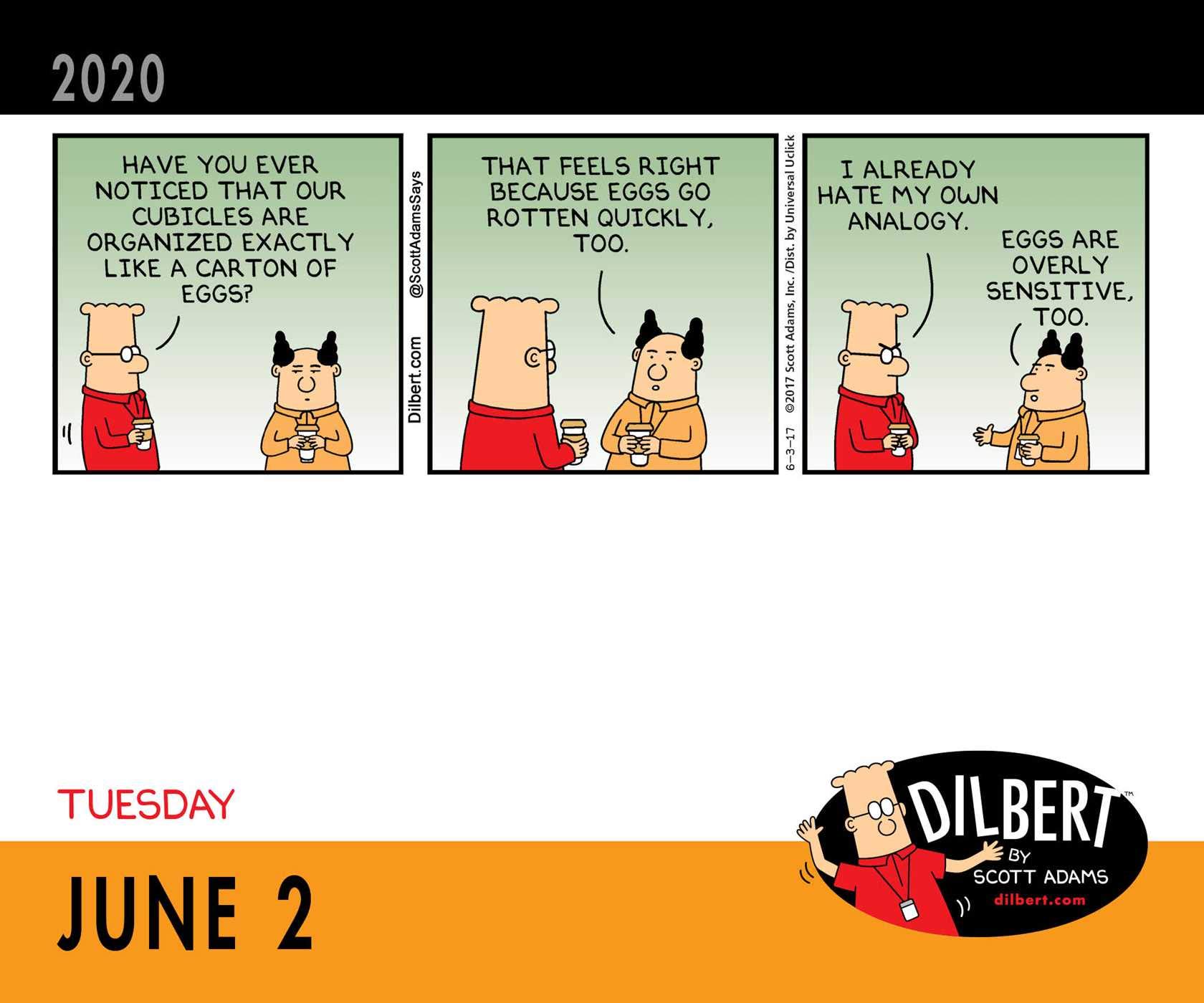 Dilbert 2020 Day-to-Day Calendar