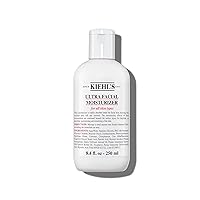 Kiehl's Ultra Facial Moisturizer for Easy Daily Hydration Infused with Squalane and Glycerin Replenishes Moisture Barrier All Skin Types Softens Suitable - Fragrance-Free fl oz