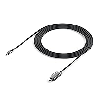 Satechi USB C to HDMI 2.1 8K Cable, with 8K@60Hz and 4K@120Hz, Type C to HDMI Cable, Thunderbolt 3/4 Compatible for MacBook Pro, MacBook Air, iPad Pro, iPhone 15 and More (6.5 ft/ 2M)