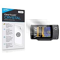 BoxWave Screen Protector Compatible with Humminbird Helix 7 Chirp GPS G2N - ClearTouch Crystal (2-Pack), HD Film Skin - Shields from Scratches