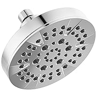 DELTA FAUCET -faucet 5-Spray Chrome Shower Head, Shower Head Chrome, Showerheads, 1.75 GPM Flow Rate, Chrome 52535