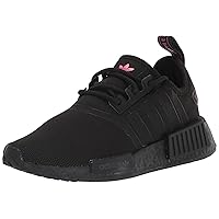 adidas Women's NMD_r1 Sneaker, Core Black/Core Black/Solar Pink, 8