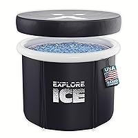 Large Portable Ice Baths *Dec 2023 Upgrade* For Recovery/Cold Water Therapy Tub/Outdoor/Ice bath Tub For Athletes/Folding Bathtub Adult/Plunge Pool