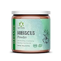 Organic Hibiscus Powder (SABDARIFFA)100% Pure, Natural and Organic For Hair, Skin and Health 5.29 Oz / 150g