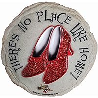 Spoontiques Ruby Slippers Stepping Stone - Wizard of Oz Decorative Garden Stone for Yard, Patio, Garden or Walkway - Outdoor or Indoor Home Decor