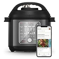 Pro Plus Wi-Fi Smart 10-in-1, Pressure Cooker, Slow Cooker, Rice Cooker, Steamer, Sauté Pan, Yogurt Maker, Warmer, Canning Pot, Sous Vide, Includes App with Over 800 Recipes, 6 Quart
