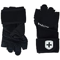 Harbinger Training Grip Wristwrap Weight Lifting Gloves, Unisex
