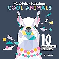 My Sticker Paintings: Cool Animals: 10 Magnificent Paintings (Happy Fox Books) Paint by Sticker For Kids 6-10 - Llama, Koala, Unicorn, and More, with Up to 100 Removable, Reusable Stickers per Design My Sticker Paintings: Cool Animals: 10 Magnificent Paintings (Happy Fox Books) Paint by Sticker For Kids 6-10 - Llama, Koala, Unicorn, and More, with Up to 100 Removable, Reusable Stickers per Design Paperback