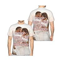 Custom Shirts Design Your Own Photo/Text, Customized T Shirts Custom Logo Shirt, Best Gift for Him Boyfriend Husband