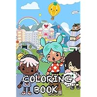 Children's coloring book: Coloring book with popular heroes: Coloring book with popular characters from famous games. decorate, cut out characters, ... create your own house for paper dolls