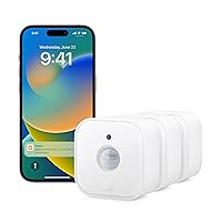 Eve Motion (Matter) 3-Pack - Smart Motion and Light Sensor, IPX3, Automatic Activation of Devices, Future-Proof with Matter & Thread, Works with Apple HomeKit, Alexa, Google Home, SmartThings,White