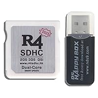R4 2023 HK SDHC Dual Core Update Adapter Memory Card for NDS DS DSI 2DS 3DS New 2DS New 3DS XL, No Timebomb