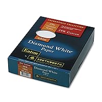 Southworth 3122010 25% Cotton Diamond White Business Paper 20 lbs. 8-1/2 x 11 500/Box