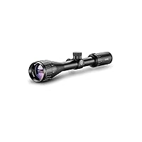 Hawke Hunting Precision H2 Optics Fast Focus Mil Dot Reticle Vantage 4-12x40 AO Riflescope with Match 1 Inch Ring Weaver Rail Mounts, 14141 + 22113