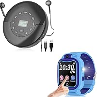 Bluetooth CD Player Portable and Kids Smart Watch Boys 3-10 Year